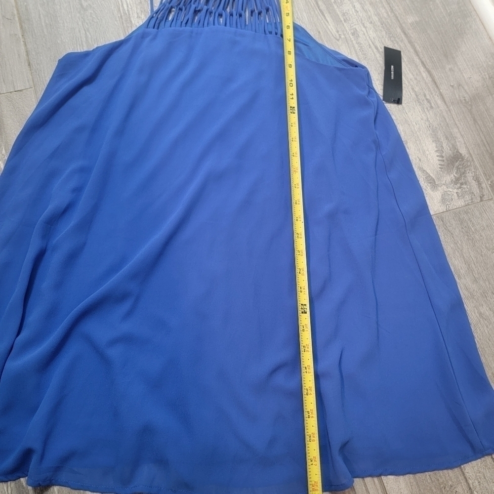 NWT Lulu's Tell Me Royal Blue Swing Dress XL - Picture 7 of 10